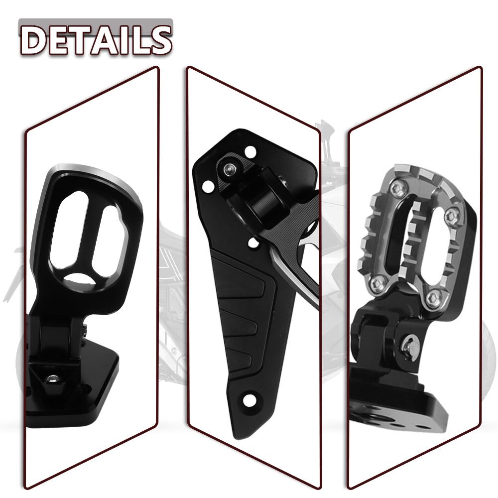 For X-ADV750 XADV 750 X-ADV 750 2021-2023 2024 2025 Motorcycle Accessories Foldable Passenger Footpegs Rear Foot Pegs Footrest