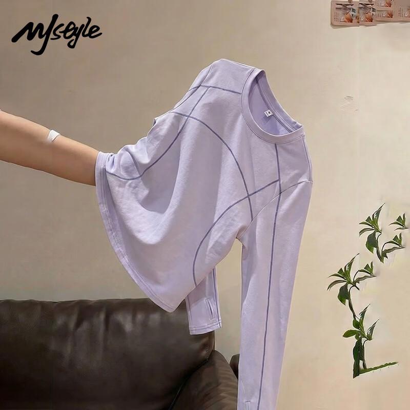MJ STYLE Women s Quick-Dry Long Sleeve Sport T-Shirt M