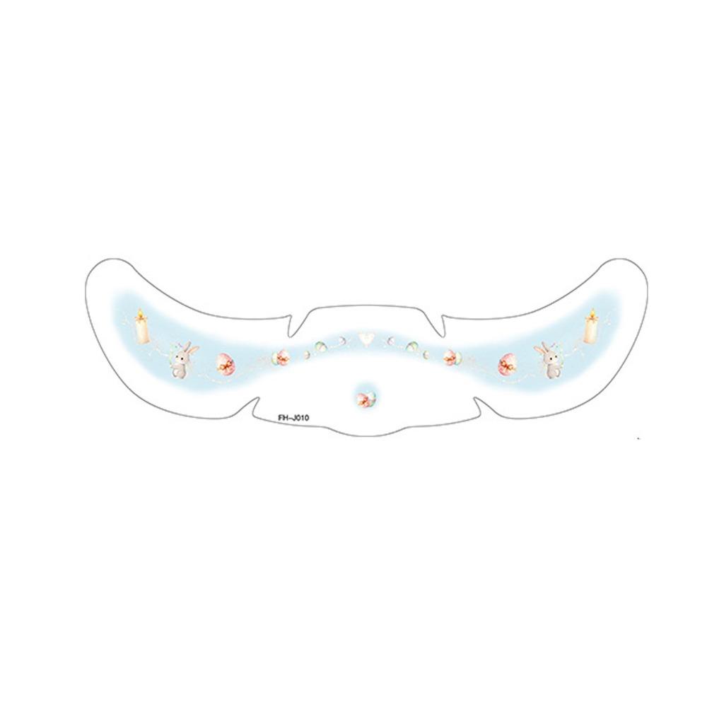 Long Lasting Easter Face Stickers Rabbit Freckle Tattoo Face Temporary Tattoo  Music Festival
