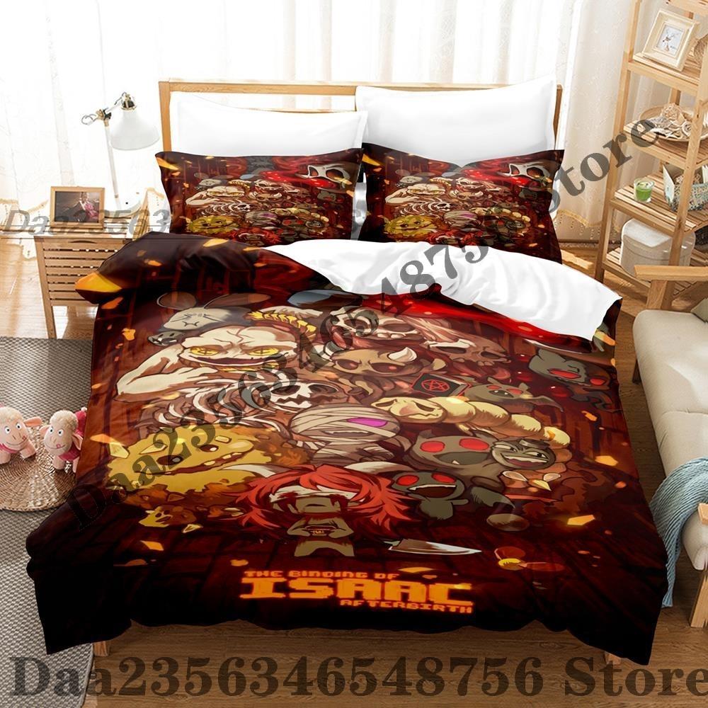 

The Binding of isac Beding Set Single Twin Ful thre-piece suit Bed Linen Set Tenager Bedrom Shet set 3D Print Anime 100*200cm Single