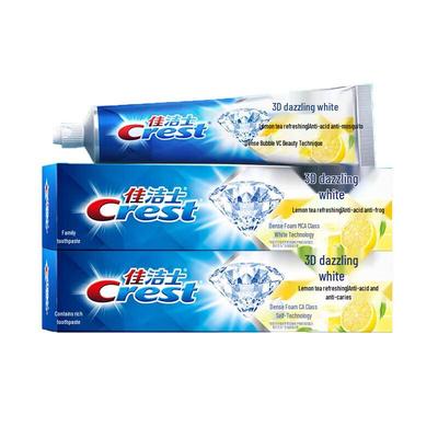 Crest 3D White Lemon Tea Fresh Toothpaste Twin Pack