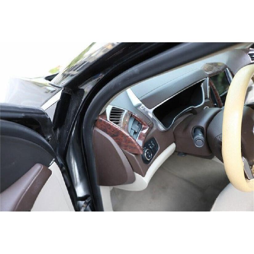 Car Console L&R Air Outlet Vent Cover Trim For Cadillac SRX 2010-2016 Wood Grain