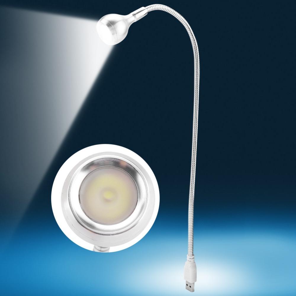 5V Desk Lamp Flexible Gooseneck Reading Light Portable USB Lamp  Bedroom