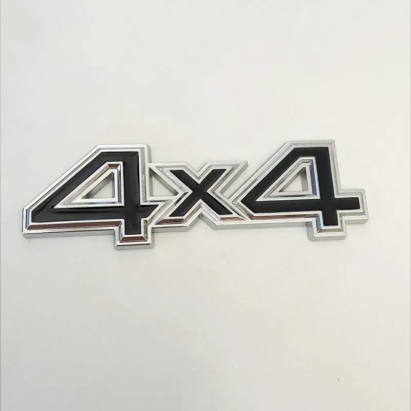 

New 3D Metal 4X4 Letter For Car Trunk Front Grill RC Jeep 4X4 Sticker CJ7 XJ Off Road Compas Grand Cherokee Emblem Badge