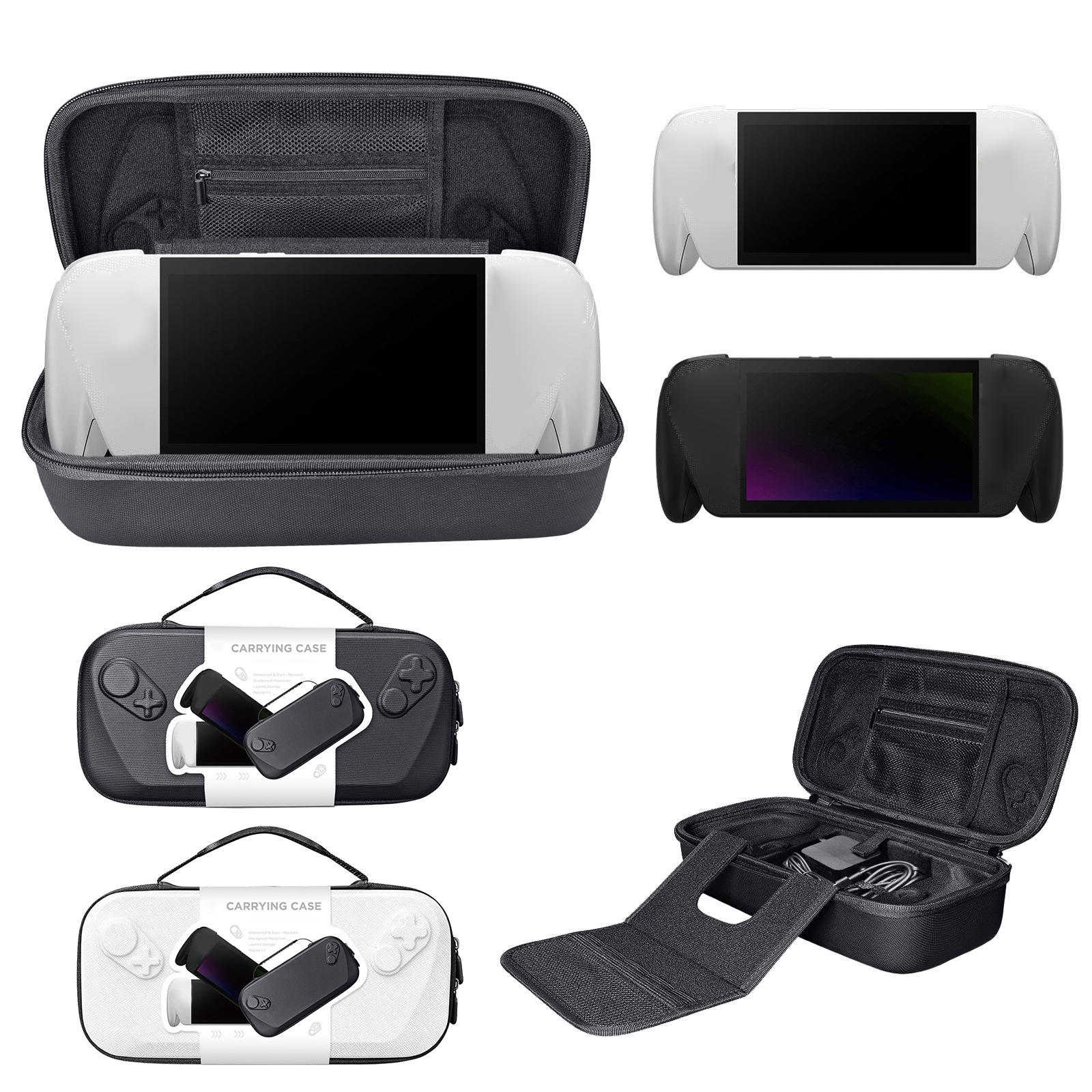 

Game Console Bag Scratchproof Storage Box for ROG X Protector Case with Handle & Pocket Travel Carrying Pouch чорний