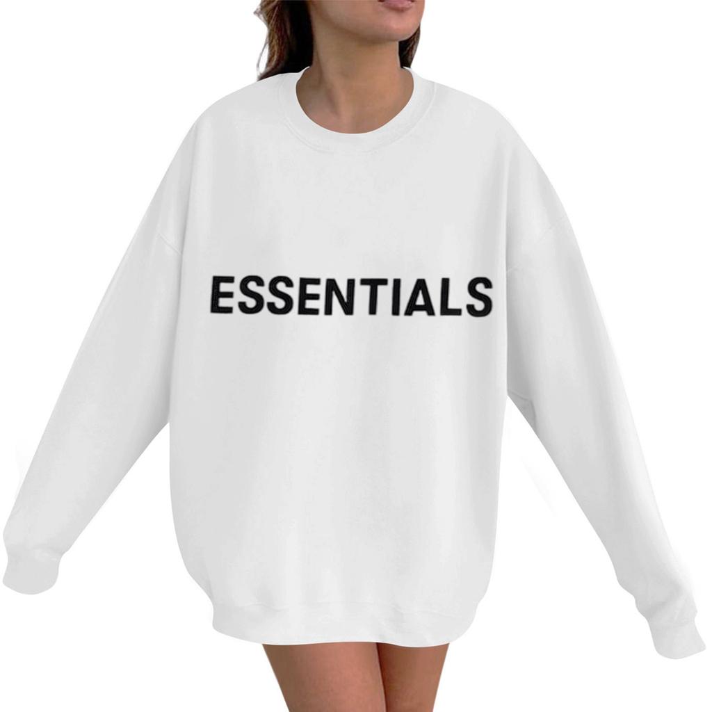 Unisex Printed Round Neck Long Sleeved Loose Fitting Long Sleeved Casual Long Sleeved Top Hoodie