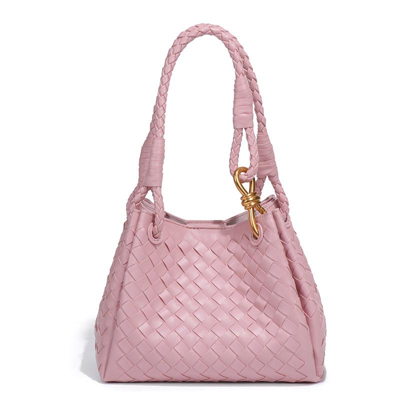 JMG Bags Veelzijdige Geweven Emmer Tas, Handgedragen Parachute, Crossbody Dames Tas, Tweedelige Set, Moeder en Kind Enkele Schouder Onderarm Tas