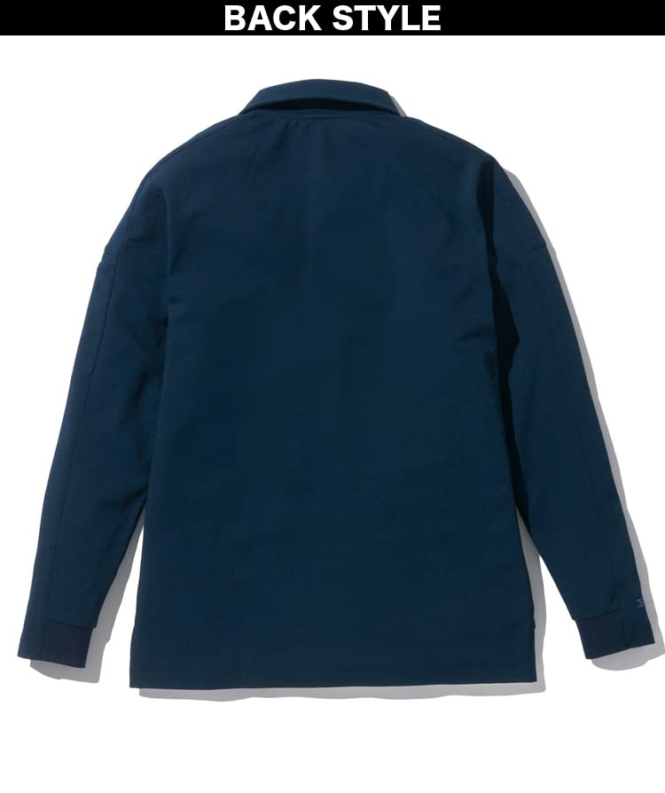 Musashino Uniform Toraichi Long Sleeve Polo Shirt, Lightweight, Sweat-Absorbent Polyester, UV Protection, Deodorizing Tape, Sweat-Wicking, Quick-Dryin