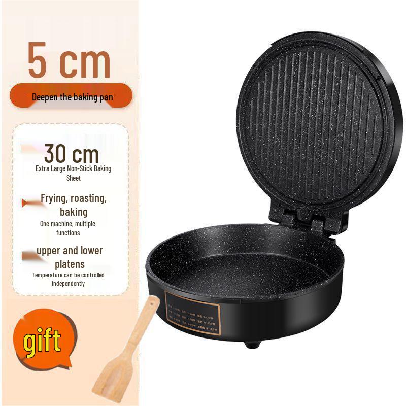 Automatic Electric Non-stick Double-Sided Pancake & Crepe Maker with Safety Power-Off