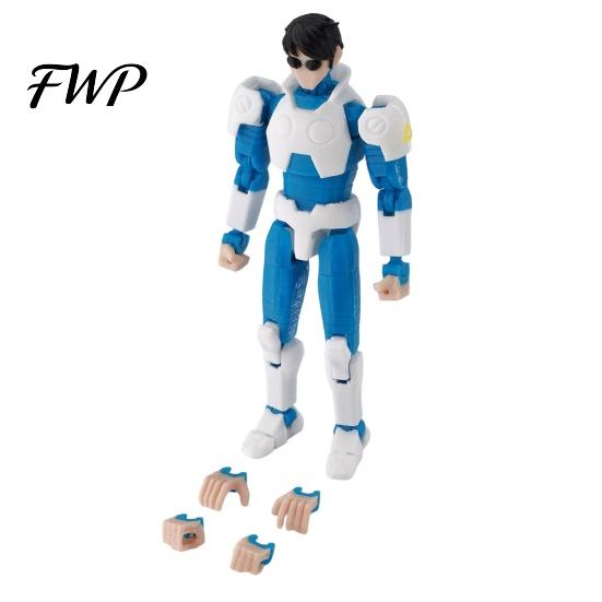 Collectible Posable Figure 3D Printed Action with Accessories Cartoon Character Model Movable Joints Decoration Gift for Animation Lovers Toy