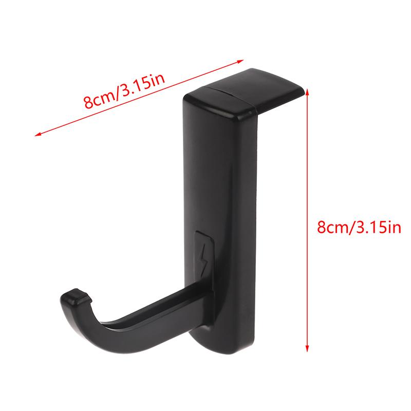 Samoprzylepny Haczyk na Słuchawki Wieszak Uchwyt Haczyk Taśma Naklejka Na Biurko PC Monitor Wyświetlacz Plastikowy Stojak Akcesoria