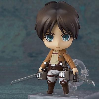 1 Kutu Titan'a Saldırı Anime Figürleri Levi Ackerman 390 417 Eren Jaeger 375 Aksiyon Figürü Ver.PVC Sevimli Oyuncaklar Model Çocuk Bebek Brinquedos
