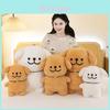 Soft Cartoon Plush Maltese With Pp Cotton Filling For Kids Bedroom Decor And Gifts