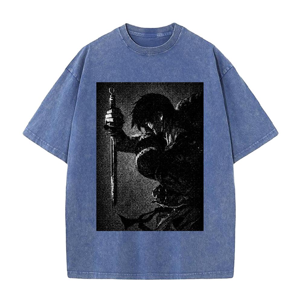 Fushiguro Toji Jujutsu Kaisen Clothing Men Women Manga T-shirts Washed T Shirt Casual Loose Cotton Tee Harajuku Unisex Tshirt