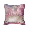 Pillow Cover Cute rock hyrax wearing bow  Kawaii Pillow Case For Living Room Chair Pillowcases