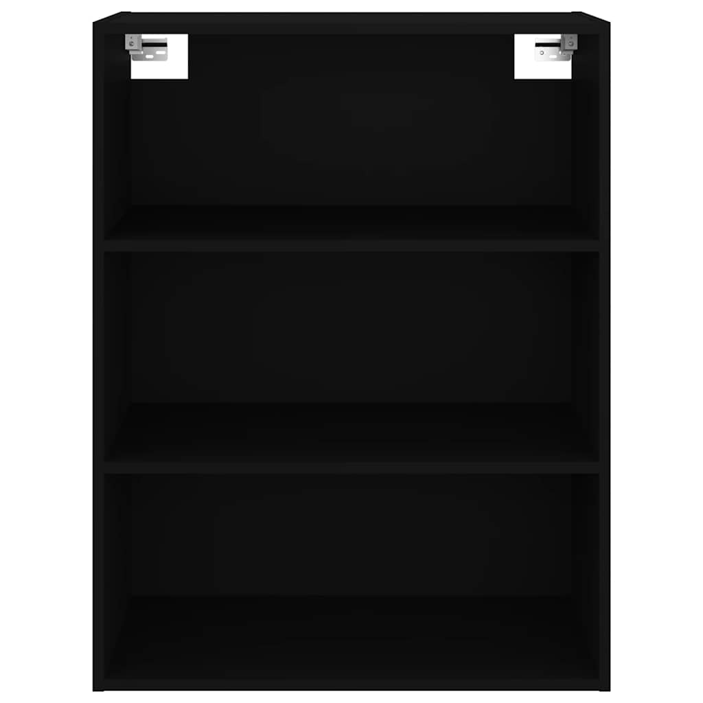 Wall Mounted Cabinet Black 69.5 x 32.5 x 90 cm
