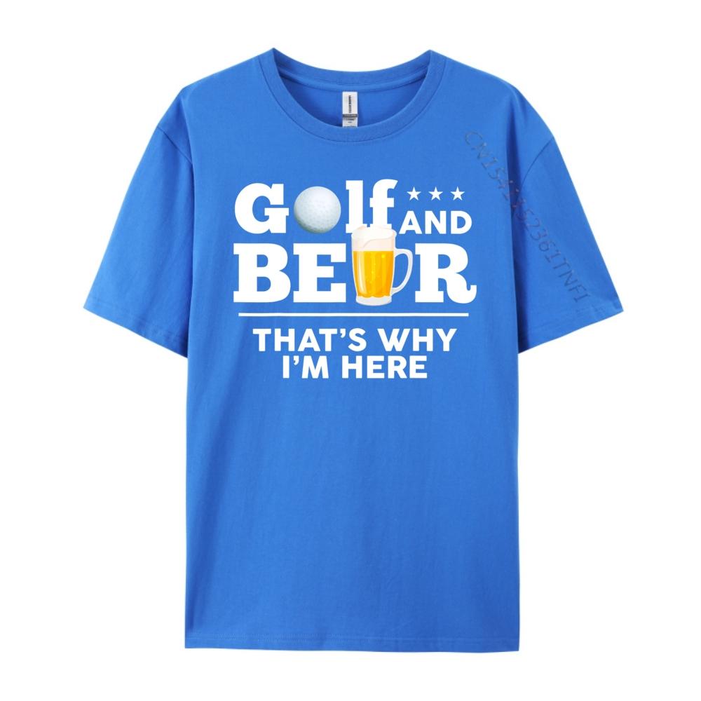Golf and Beer Joke Dad Funny Fathers Day Drinking Birthday Red And Black Graphic T Shirt Anime Valentines Day