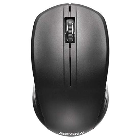 

BUFFALO Wireless IR LED Mouse BSMRW050 Series BSMRW050BK [2.4GHz USB, Mac/Windows] (3-Button, Black) чорний