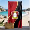 Πετσέτα Παραλίας Ποδοσφαιρική Εκτύπωση Bayer Leverkusen, Μεγάλη Μαλακή Γρήγορου Στεγνώματος Πετσέτα για Παραλία Κάμπινγκ Κολύμπι