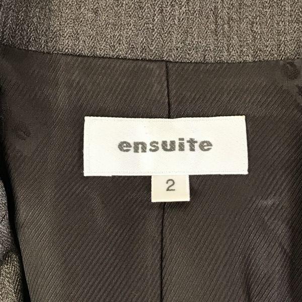 Ensuite/Kalhotový kostým/Set Up/Dámské M/2/Hnědý/Jednořadé zapínání(POUŽITÝ)