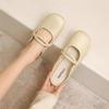 Women's Summer French Closed-Toe Flat Slippers - Super Soft, Stylish, Casual PVC Half-Slippers for a Relaxed Look