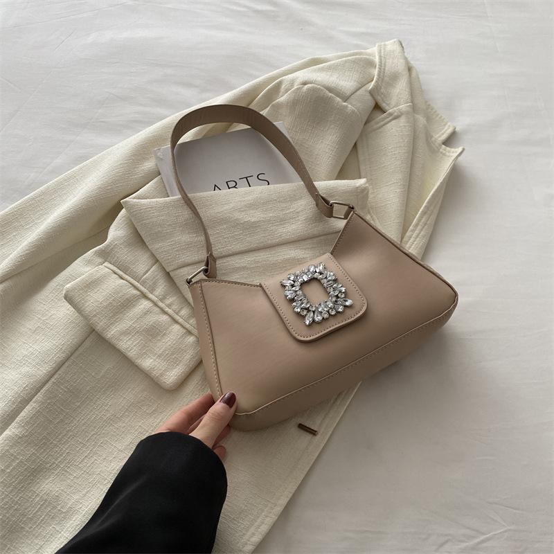 Underarm Bag Women's Fashionable Summer New Fashion Simple Niche Design High-Pretty One-Shoulder Crescent Bag
