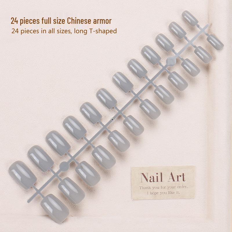 

Solid Nude Pink Wearable Nail Tips - 24 Pieces