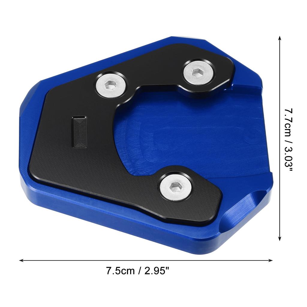 uxcell Motorcycle Kickstand Plate Pad Aluminum Alloy Compatible with SUZUKI GSX8S 2022-2023 Motorcycle Extension