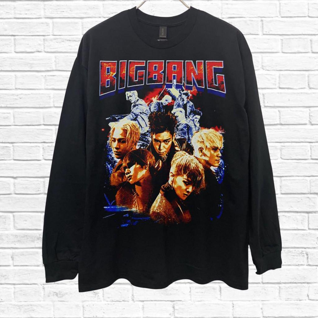 [USED] BIGBANG G-DRAGON's size L long sleeve black shirt