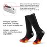 Washable Electric Heated Socks Rechargeable Battery Winter Foot Warmer Thermal SocksEU Plug 100-240V