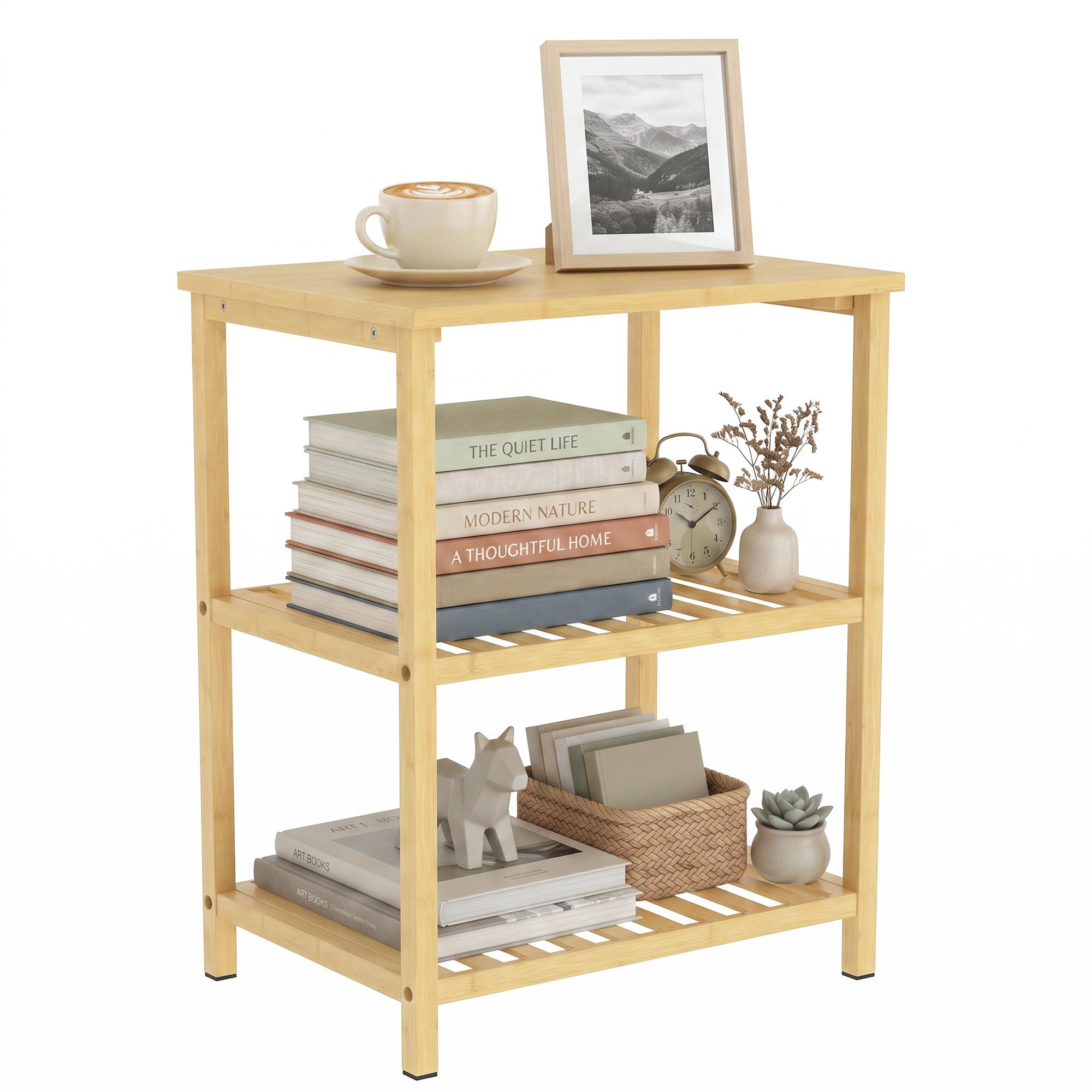 Side Table Made of Bamboo, 3
