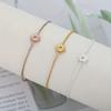 Gold Color Stainless Steel Hand Chain Adjustable Chain Sun Anklet New Trendy Jewelry for Women Men