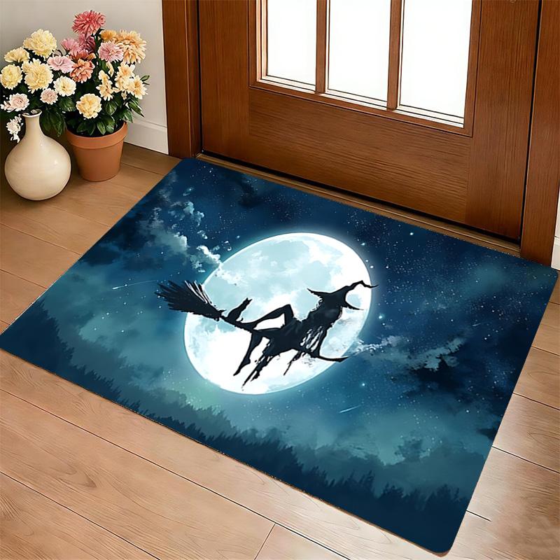 Moon Witch Living Room Nonslip Area Rug Soft Carpet For Bedroom Game Playroom Sofa Office Home Decor Doormat Christmas Gift C929456