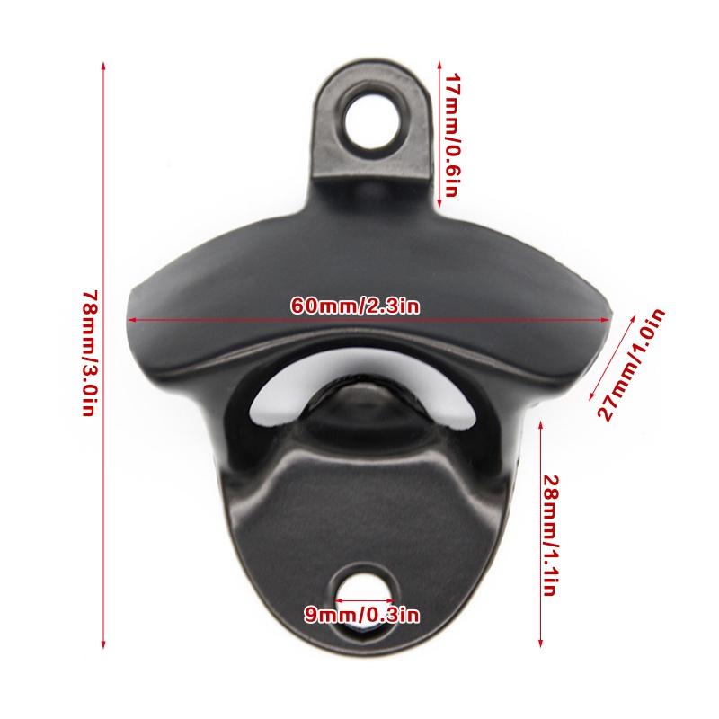 5 pieces per set of zinc alloy wall-mounted beer bottle opener with 10* screws