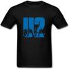 AiK Irische Rockband U2 Tour Logo Baumwolle Herren T-Shirt Schwarz