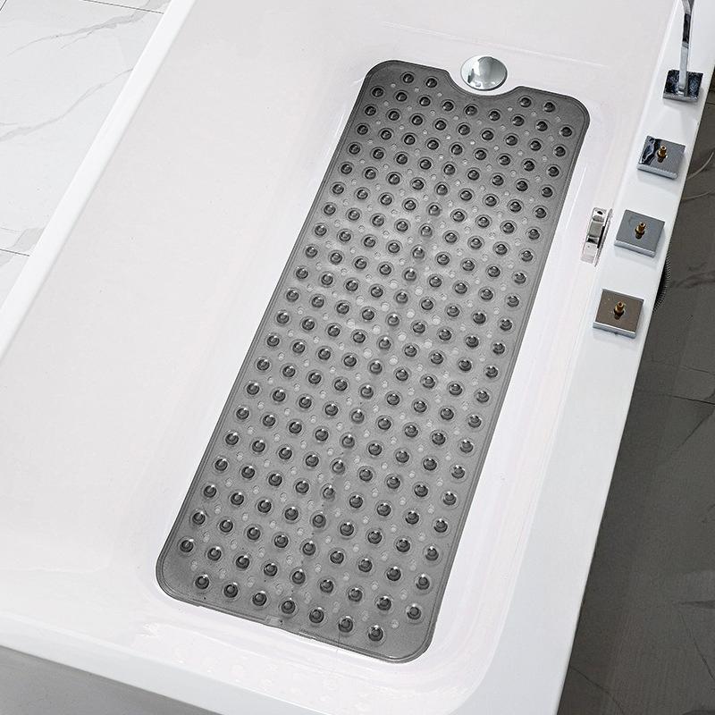 non-slip bathtub mat shower mat with drain holes and suction cups machine washable household bathroom shower carpet bathroom