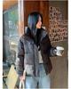 Women's Autumn and Winter Coat Hooded Short Solid Color Loose Thickened Windproof Women's Jacket