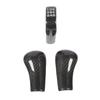 3Pcs Gear Shift Knob Cover Trim Protective Carbon Fiber Gear Shifter Cap Cover Interior Accessories