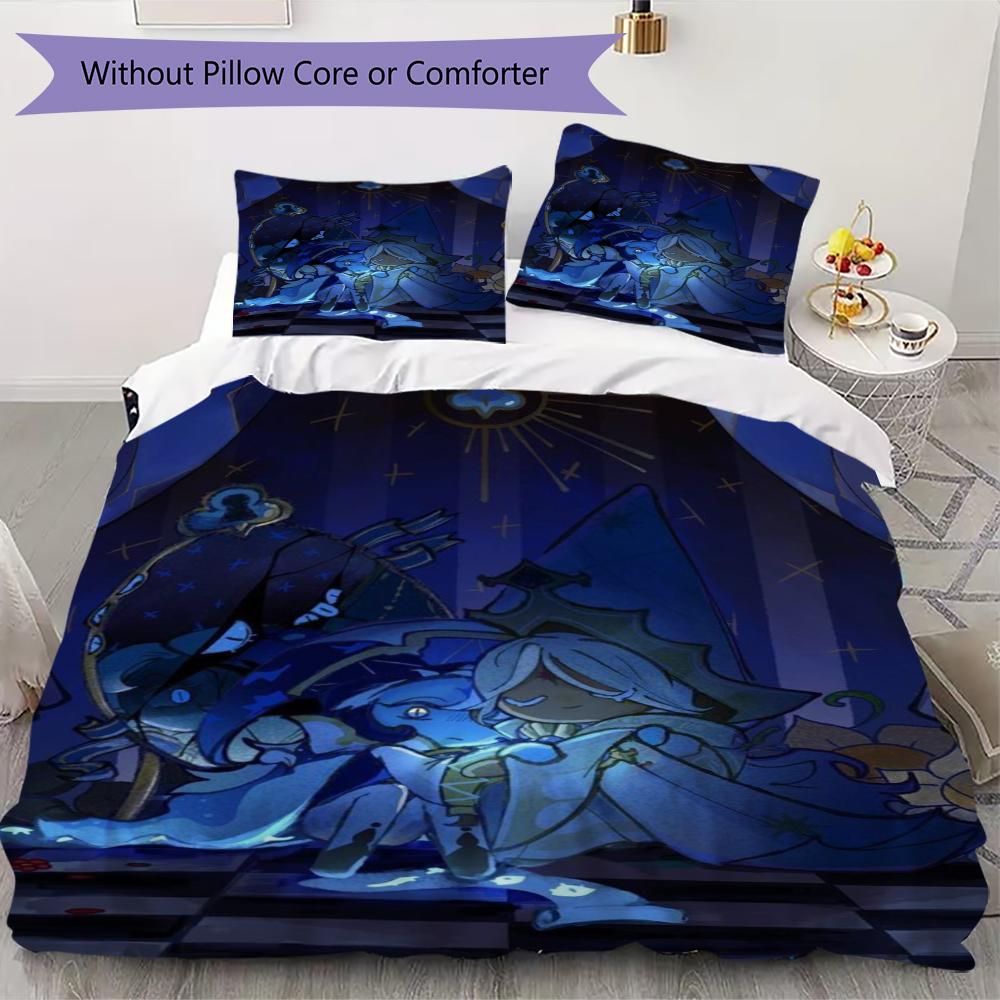 

Shadow Milk Cookie Pattern Bedding uilt Set uilt Cover Pillowcase Home Decoration Birthday Gift (1 * duvet cover + 2 * pillowcase without core)151 135x200cm