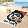 Swansea City FC Personalisiertes Bedrucktes Strandtuch Fußballlogo Unterstützung Benutzerdefinierter Name Text Absorptionsfähiges Handtuch für Sport Reisen Besonderes Geschenk