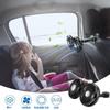 nediea Car Fan, USB Fan, For Car Fan, For Backseat Use, 10W, 5V/2A, Double-Headed