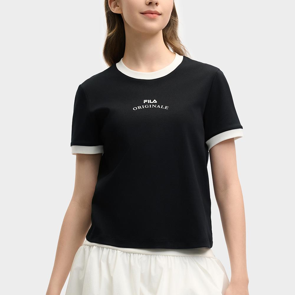 

New FILA ORIGINALE T Shirts Women s Jet Black F11W529112F-BK M