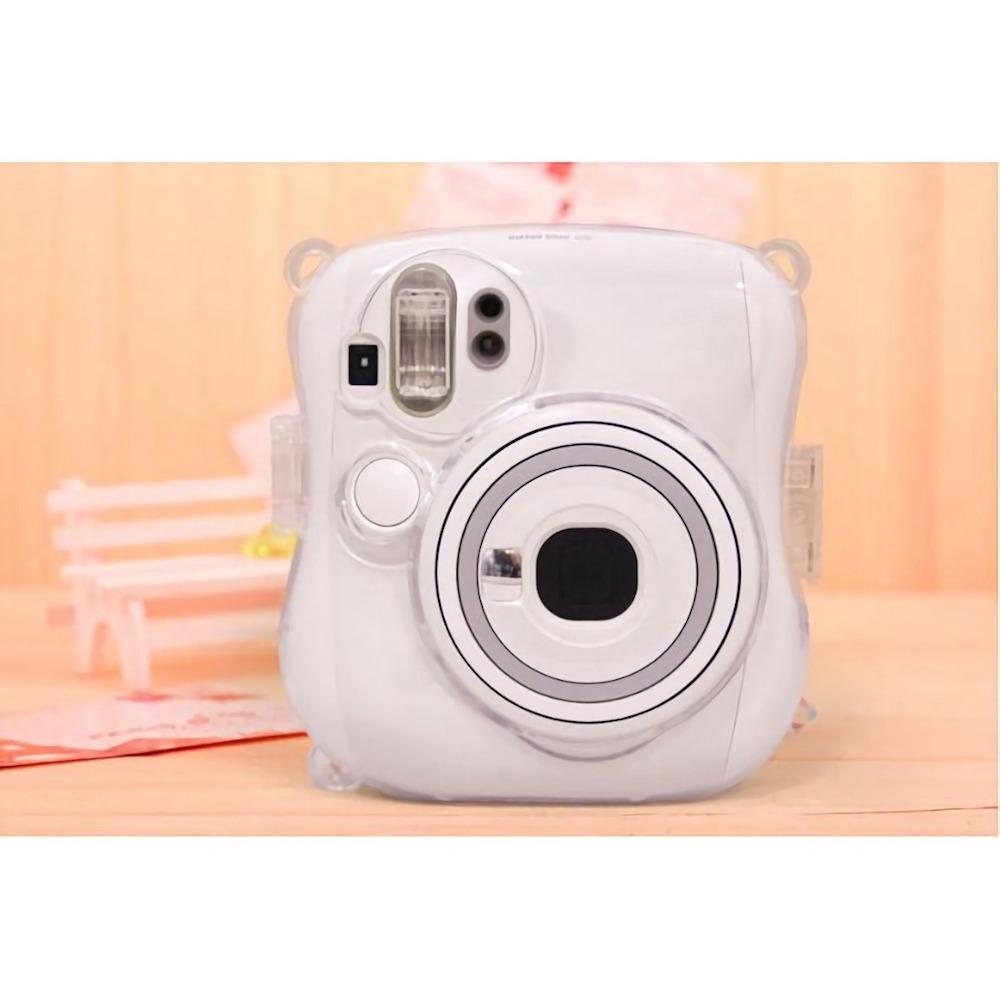 [Film Lab] Instax Mini 25/26+ Transparent Case Camera Protective Case with Strap CAA06