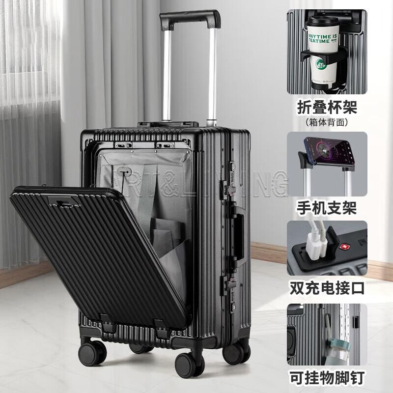 ART&LIVING Business Front-Opening Travel Suitcase