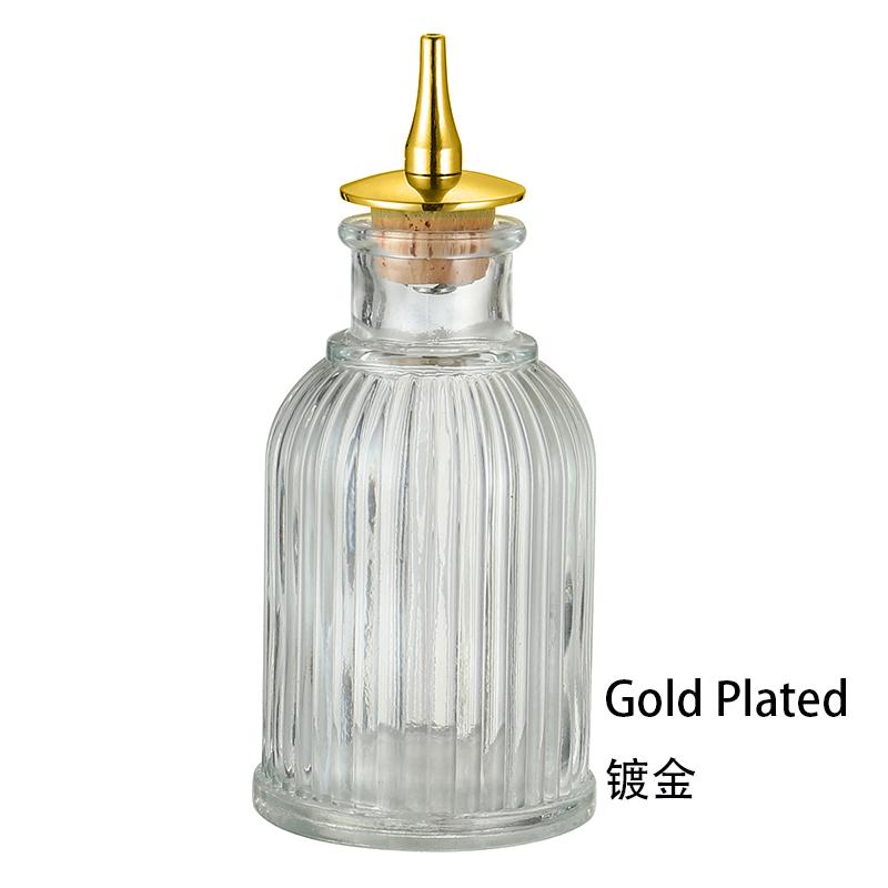 

Bitters Bottle - Glass Vintage Bottle, Decorative Bottles with Dash Top, Dasher Bottles for Making Cocktail Great For Bartender
