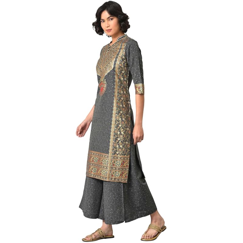 Aurelia Women's Viscose Set (22AUAS13628-505184_Grey