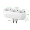 Eu Extension Socket With On Off Switch Eu Standard Power Converter Plug Adapter For Russia Spain Ukraine Korea