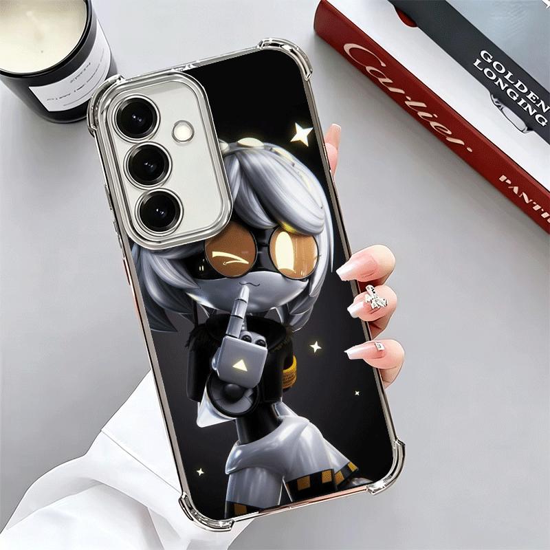 

M-Murder D-Drones Game Plating Phone Case For Samsung A17 A07 A37 A57 A16 A56 A15 A55 A14 A54 A13 A53 A26 A36 A25 A35 A24 A34 A2 Samsung A13