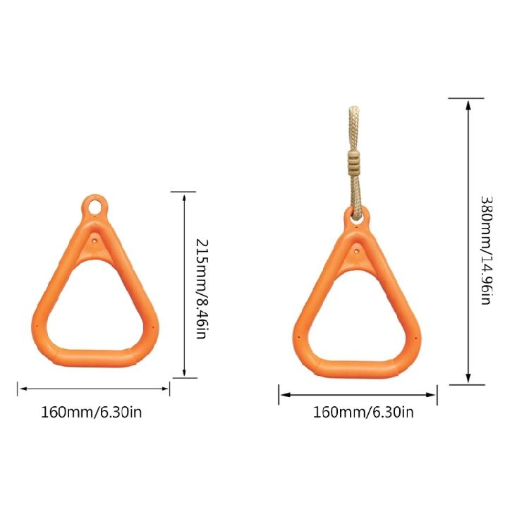 Hanging Straps Rings Kids Strength Training Rings Indoor Playground Equipment
