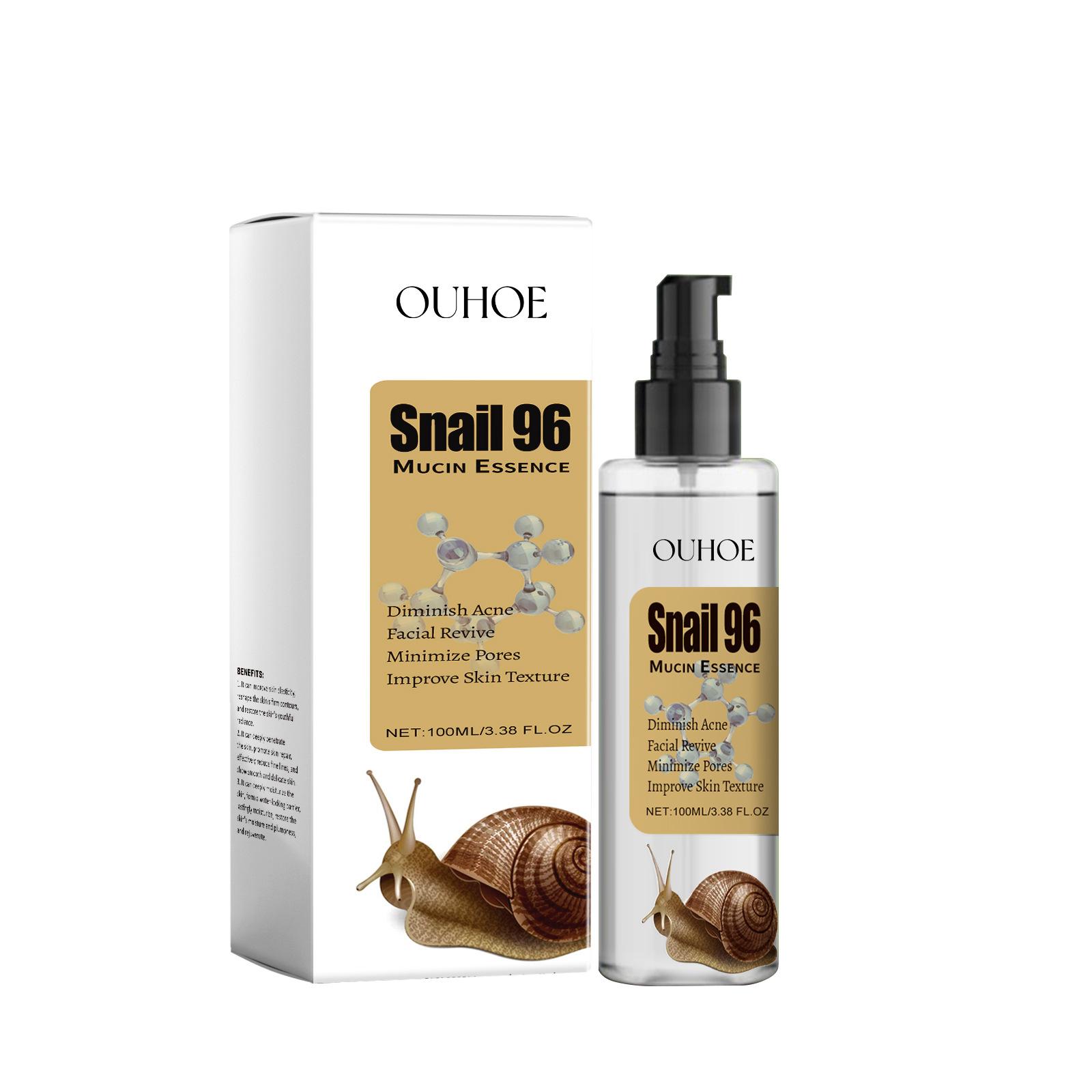 

Snail 96 Mucin Serum Fade Fine Lines Shrink Pores Lifting Firm Hydrating Repairing Depobedy Skin Увлажняющая осветляющая эссенция 100ml boxed